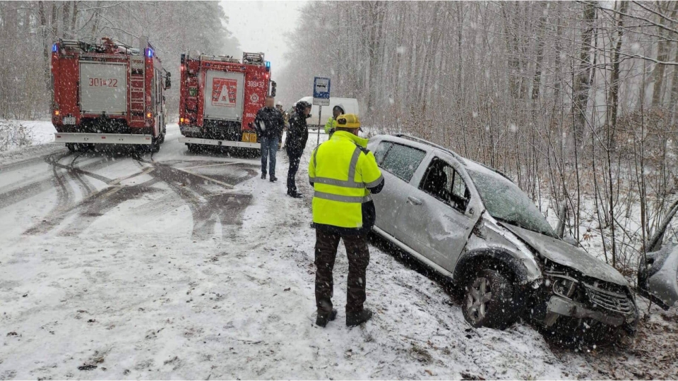 Wypadek koło Gorzowa. Jedna osoba została poszkodowana