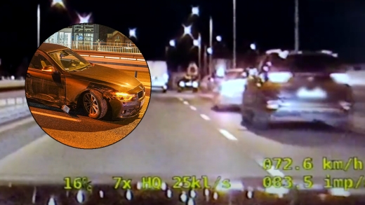 Kolizja z udziałem policyjnego BMW w Zielonej Górze. Jest nagranie z momentu zdarzenia!