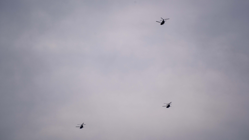 Wojskowe dwuwirnikowe śmigłowce Chinook przeleciały nad Lubuskiem! (ZDJĘCIA)