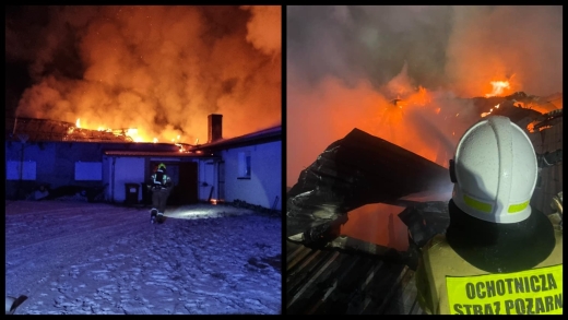 Pożar fermy drobiu koło Gorzowa. Tysiące indyków spłonęło żywcem (ZDJĘCIA)