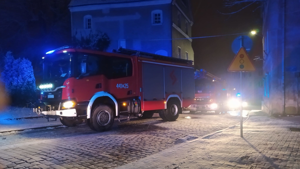 Pożar w Szprotawie. Płonęło mieszkanie