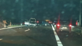 Wypadek na S3 pod Gorzowem. Zderzyły się dwa auta, droga zablokowana