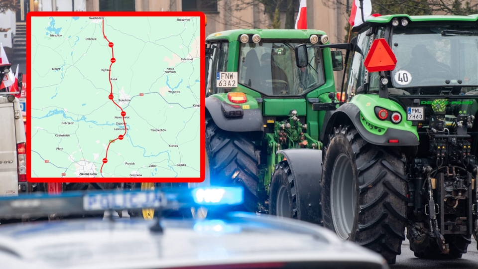 Protest rolników w regionie. Policja zamknie trasę S3 (MAPA, GODZINY)