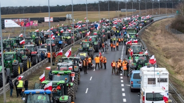 Blokada trasy S3. Protest rolników potrwa do odwołania