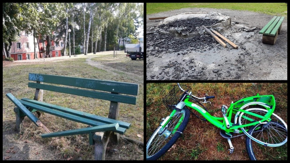 Akty wandalizmu w Zielonej Górze! Niszczone są ławki, rowery miejskie i dużo więcej!