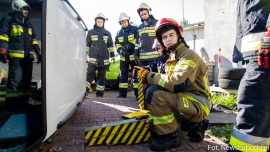 Strażacy ochotnicy z Raculi i Suchej w Zielonej Górze - ćwiczą, aby szybciej i lepiej nieść pomoc!