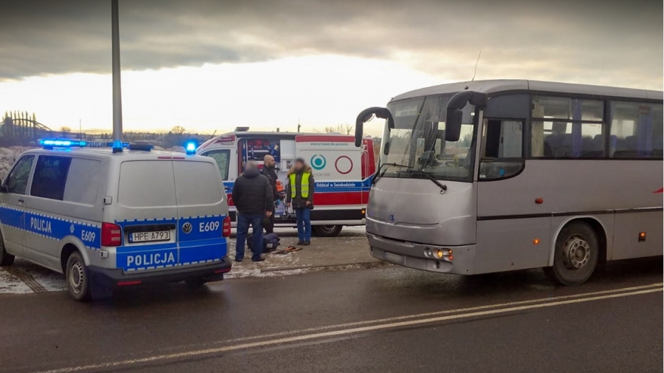 Zatrzymanie krążenia u kierowcy autobusu szkolnego w Świebodzinie