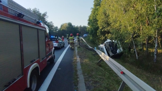 Tragiczny wypadek na krajowej &quot;92&quot;. Nie żyje motocyklista