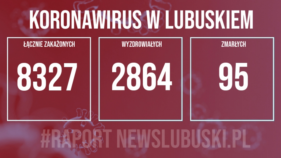 Koronawirus w Lubuskiem. 448 nowych zakażeń, zmarły 22 osoby!