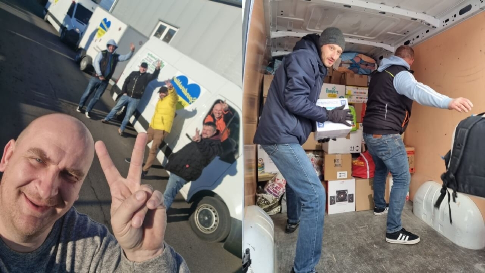 Polacy mieszkający w Niemczech pomagają Ukrainie