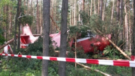 To było 15 lat temu. Samolot AN-2 spadł do lasu w zielonogórskiej Łężycy (ZDJĘCIA)