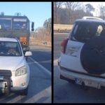 Ciężarówka wojskowa - Kolizja S3 Zielona Góra