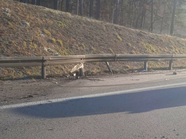 Kolizja S3 Zielona Góra - Utrudnienia na S3