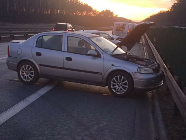 Zderzenie na S3 Zielona Góra - Wypadek na S3