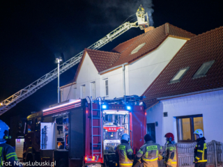 Pożar Świdnica - Pożar sadzy w kominie