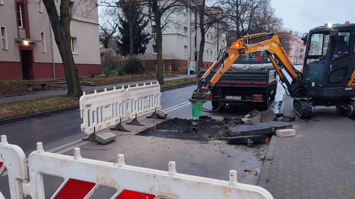 Awaria wodociągu Zielona Góra