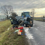 Śmiertelny wypadek Wschowa - Wypadek na DK12