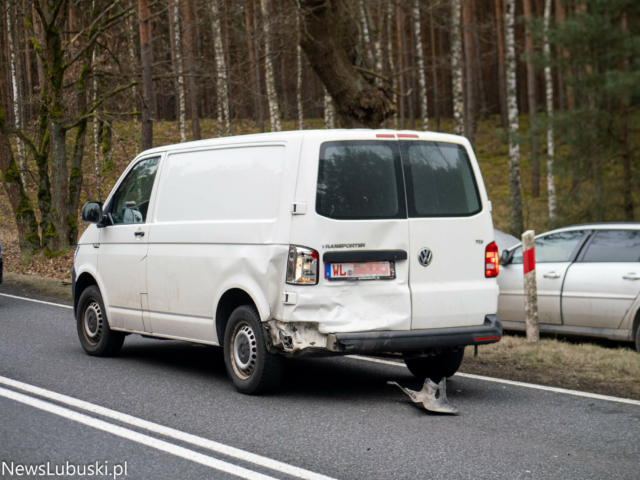 Wypadek na DK32 - Wypadek Zielona Góra