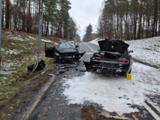 Wypadek Sulęcin - Wypadek na DW137