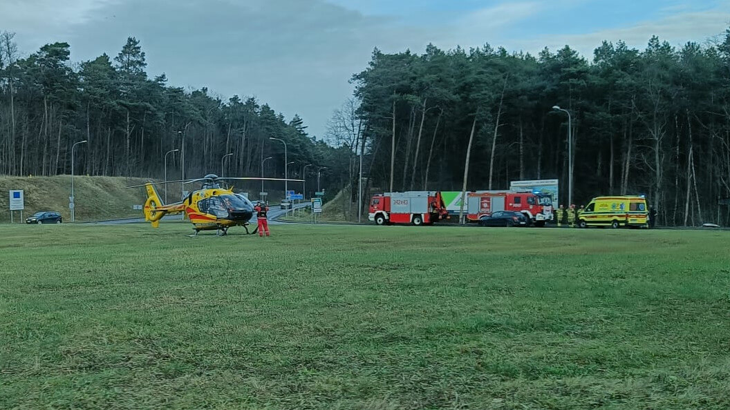 Kolizja Zielona Góra - Rondo Piastów Śląskich