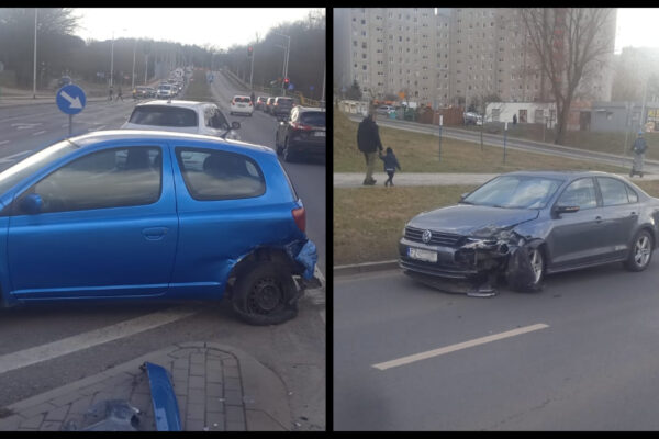 Kolizja Zielona Góra - Wypadek Zielona Góra