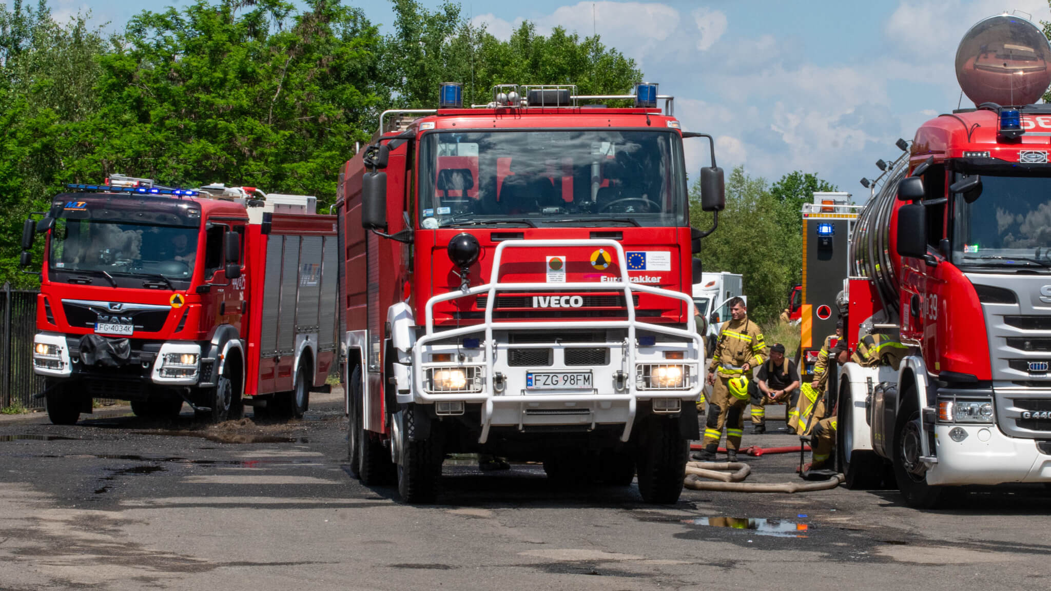 Nowy samochód gaśniczy - Straż pożarna Żagań