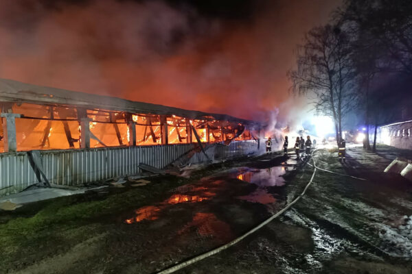 Pożar Glinik - Pożar Gorzów Wielkopolski - Pożar kurnika Glinik