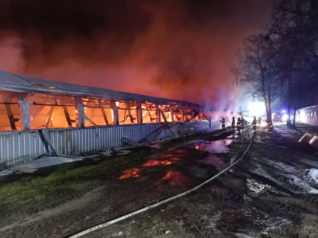 Pożar Glinik - Pożar Gorzów Wielkopolski - Pożar kurnika Glinik