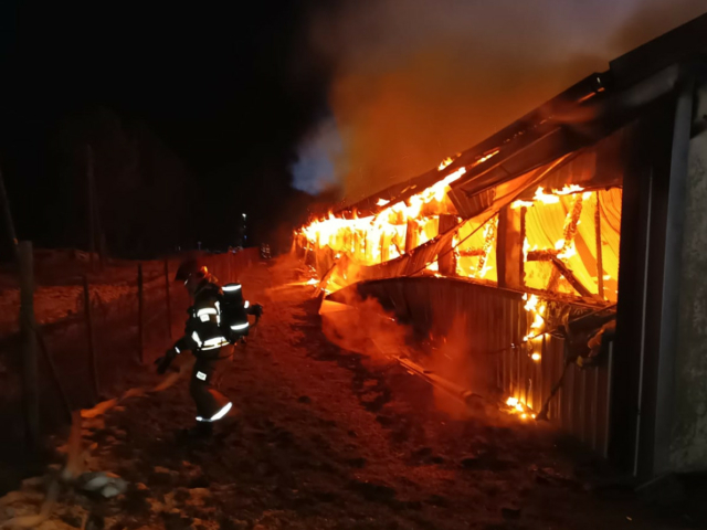 Pożar Glinik - Pożar Gorzów Wielkopolski - Pożar kurnika Glinik