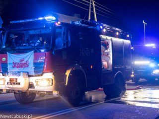 Pożar Orzewo - Pożar koło Zielonej Góry