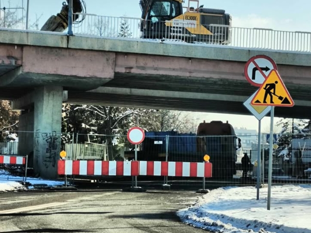 Wiadukt Zielona Góra Zjednoczenia - Utrudnienia Zielona Góra