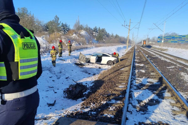 Wypadek Świebodzin - Wypadek na przejeździe kolejowym