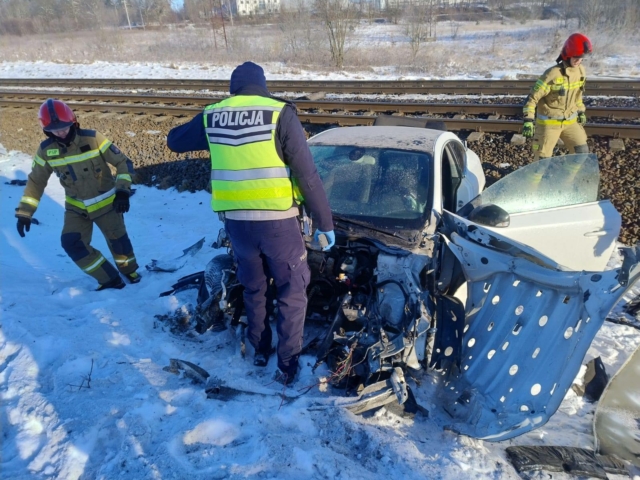 Wypadek Świebodzin - Wypadek na przejeździe kolejowym