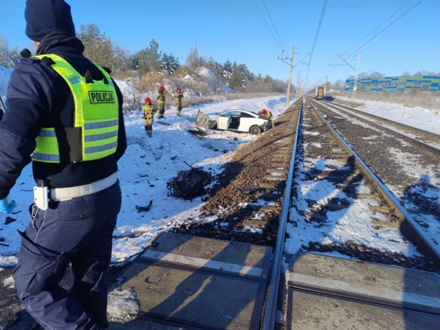 Wypadek Świebodzin - Wypadek na przejeździe kolejowym