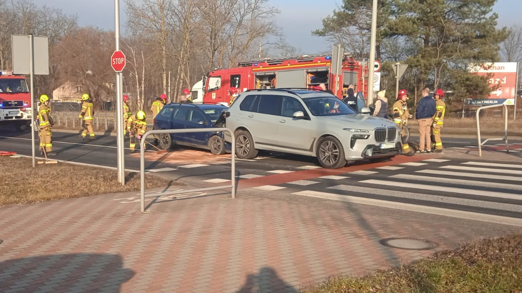 Wypadek Zielona Góra - Wypadek Trasa Północna