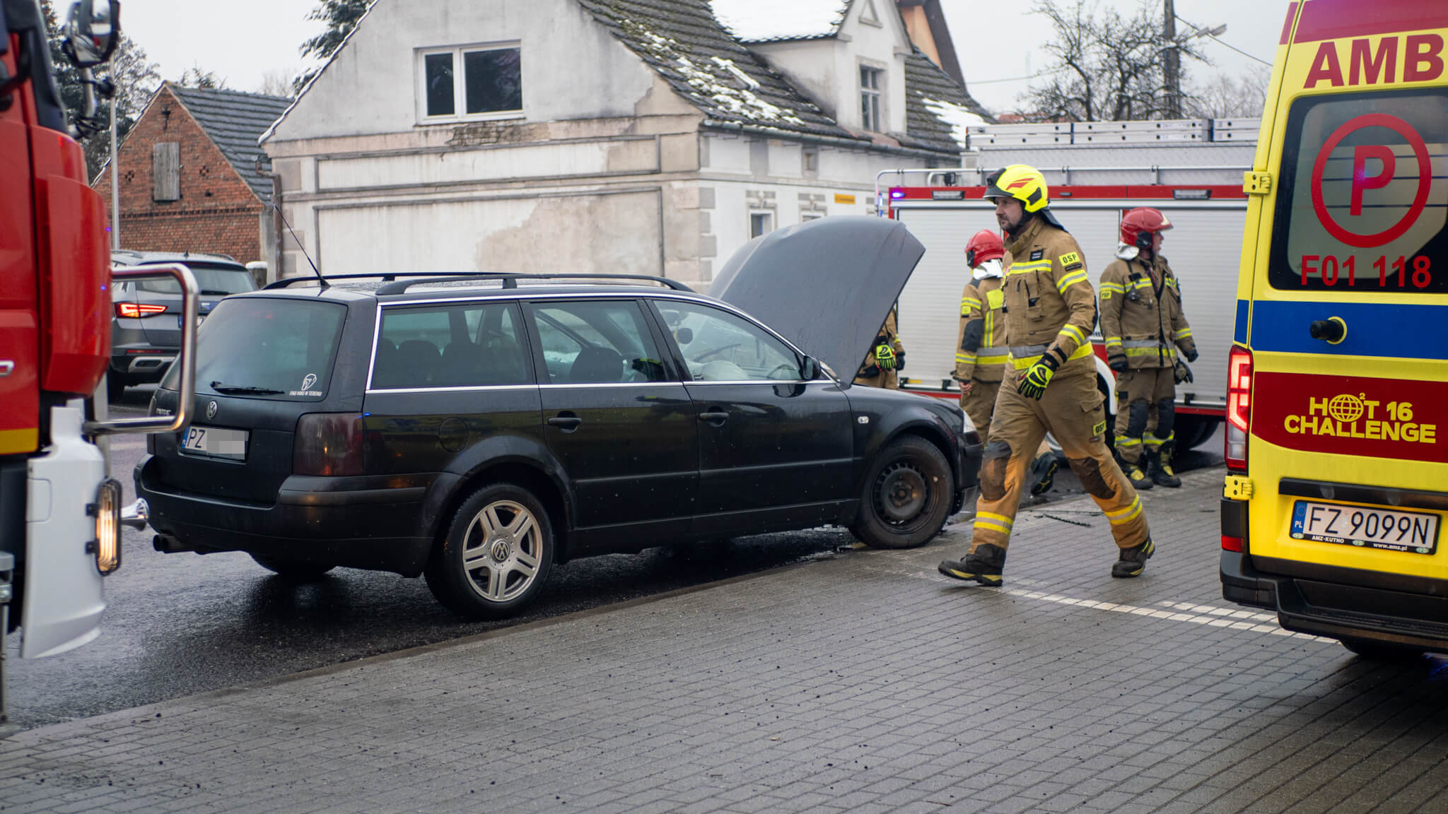 Wypadek Zielona Góra - Wypadek Ochla