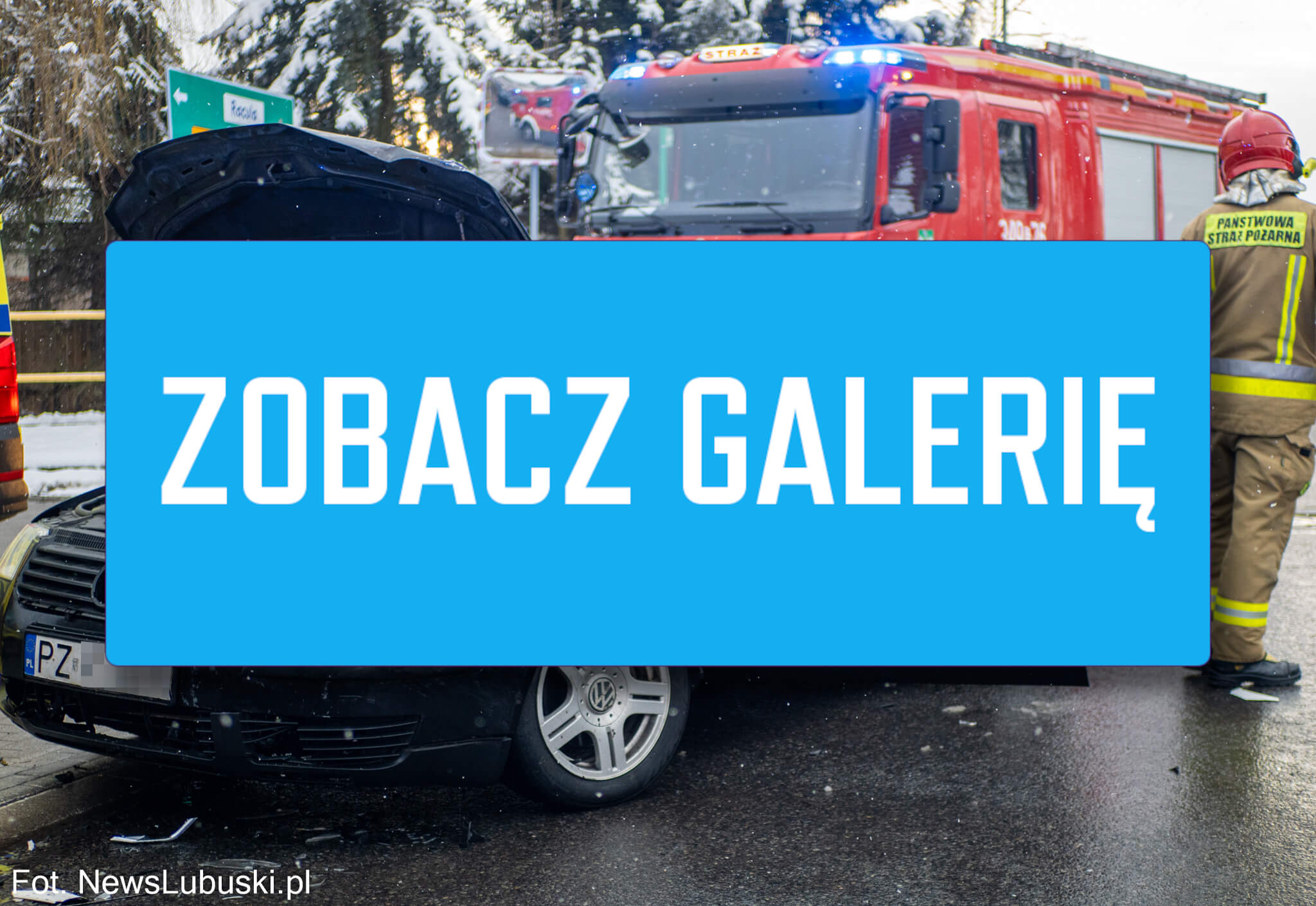 Wypadek Zielona Góra - Wypadek Ochla