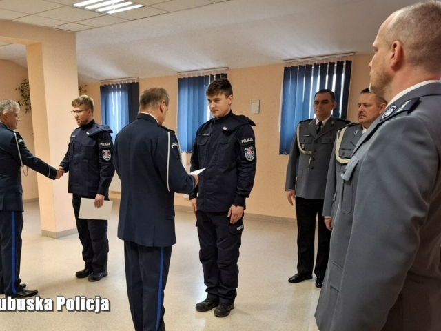 Nowi policjanci Lubuskie - Lubuska Policja