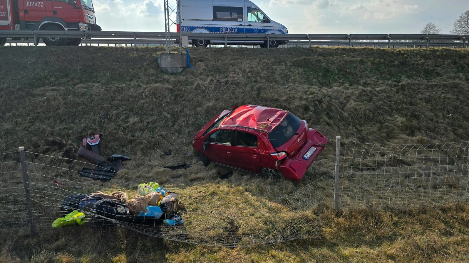 Wypadek na S3 - Wypadek Gorzów Wielkopolski