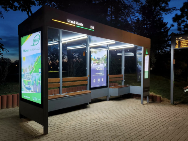 Autonomiczny przystanek Zielona Góra - MZK Zielona Góra