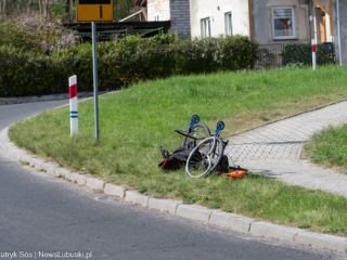 Wypadek Żary - Wypadek na DK27 - Potrącenie inwalidy