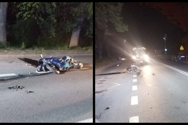 Wypadek Świebodzin - Wypadek motocyklisty Świebodzin