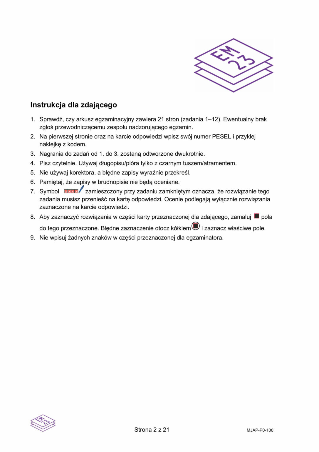 Angielski matura 2025 - Arkusz maturalny angielski 2025