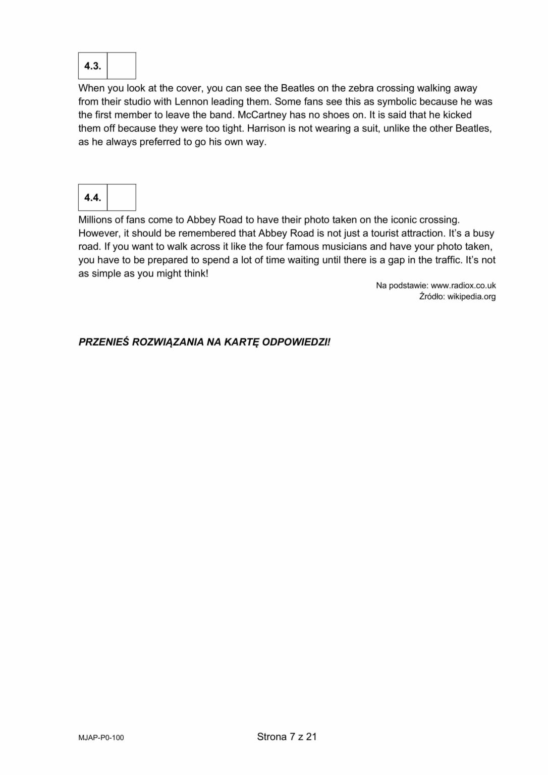 Angielski matura 2025 - Arkusz maturalny angielski 2025