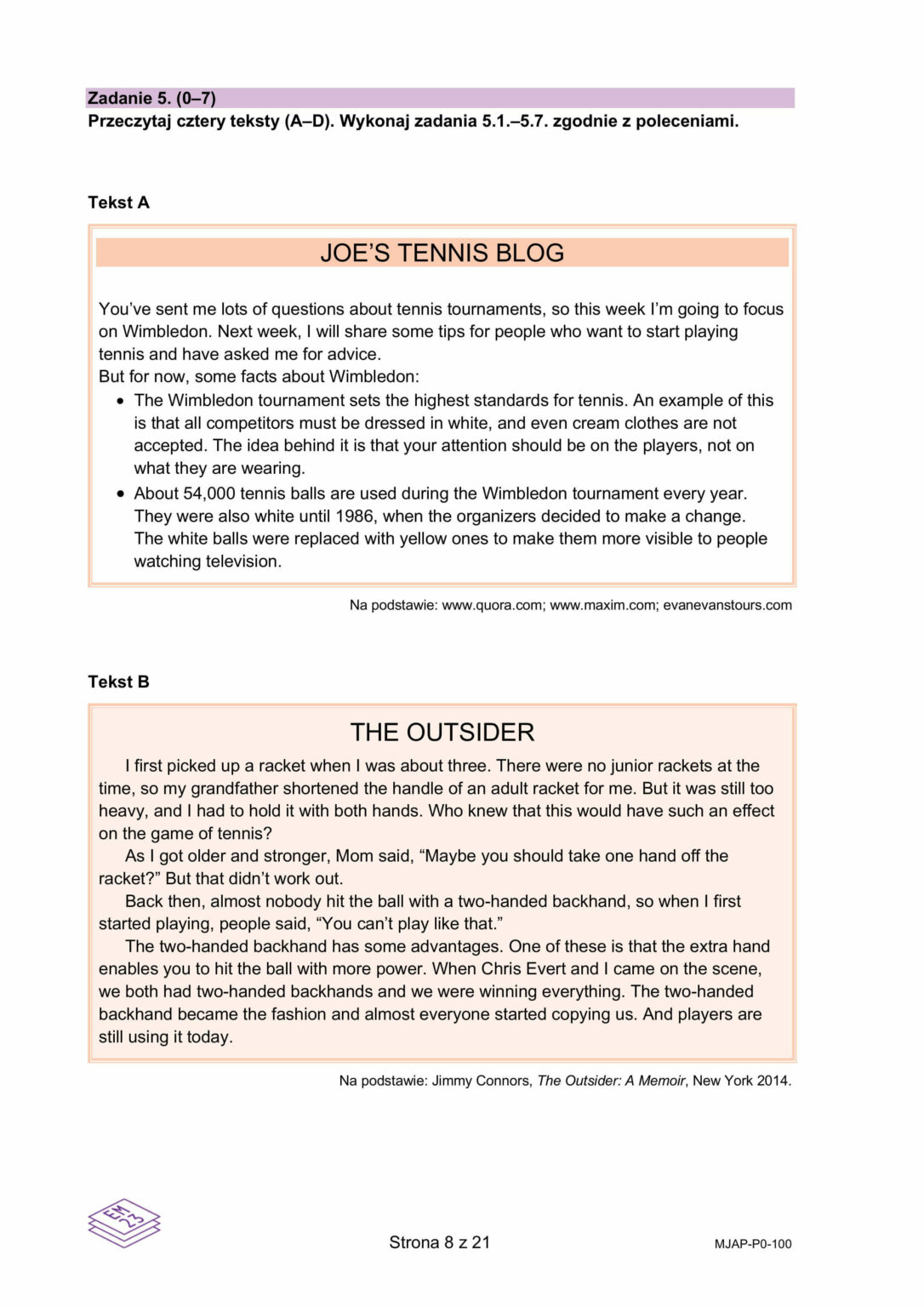 Angielski matura 2025 - Arkusz maturalny angielski 2025