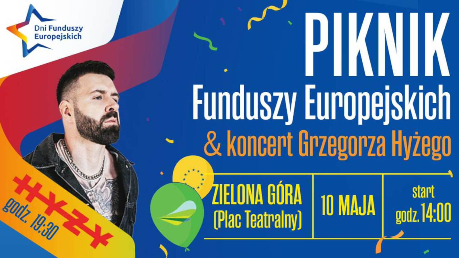Grzegorz Hyży Zielona Góra - Plac Teatralny Zielona Góra