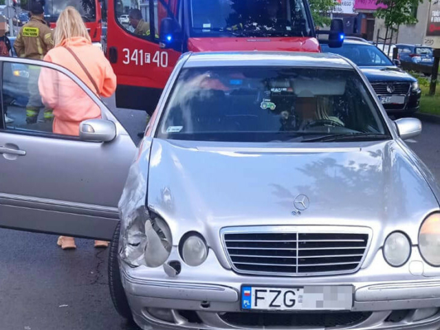 Kolizja Zielona Góra - Wypadek Zielona Góra