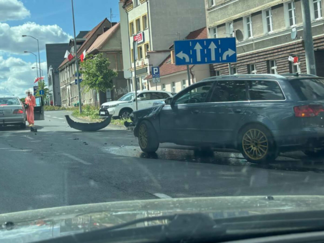 Kolizja Zielona Góra - Wypadek Zielona Góra