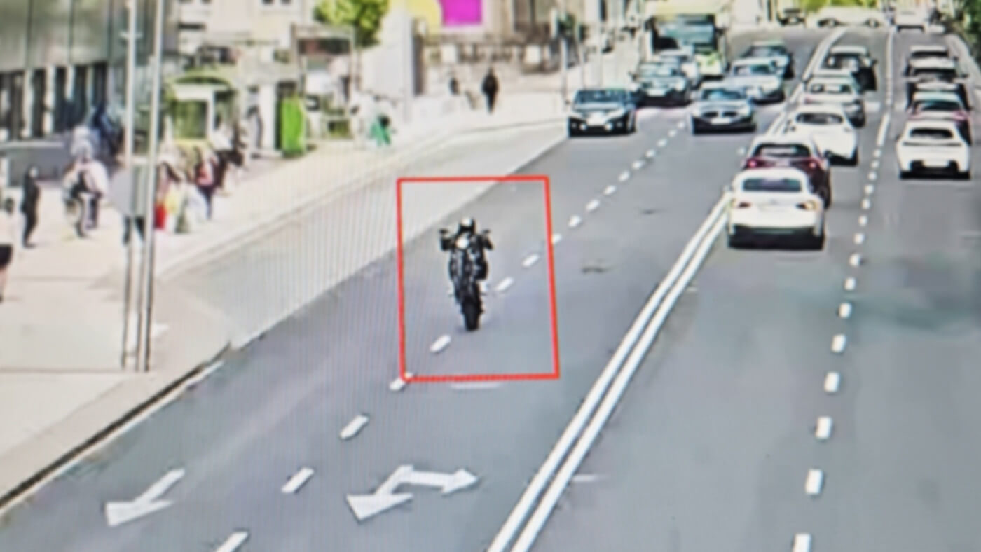 Jechał na jednym kole - Motocyklista Zielona Góra