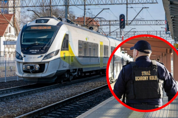 Niebezpieczne zdarzenie na stacji PKP Bytom Odrzański